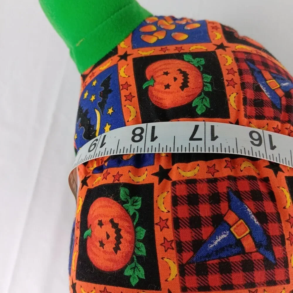 Kellytoy Halloween Stuffed Plush Witch Shaped Pumpkin Witch Hat 18 inch Soft Toy